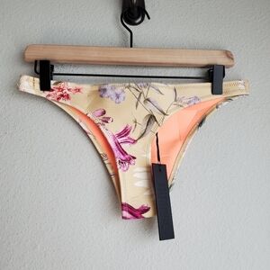 Triangl Floral Bikini Bottoms size L NWT